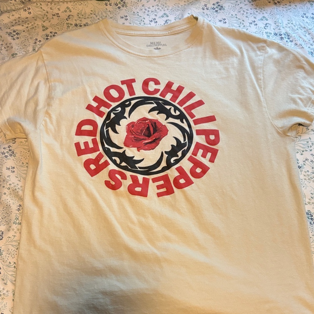 Red Hot Chili Peppers Cream T-Shirt